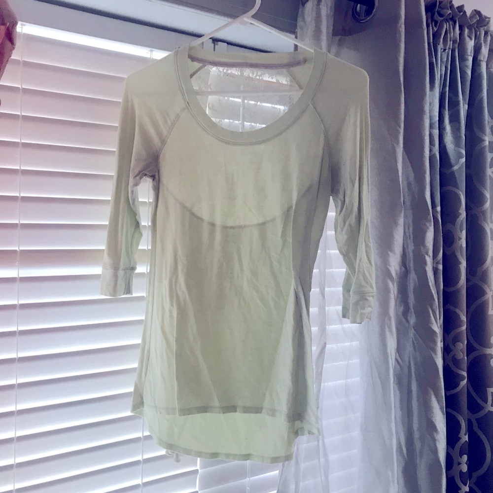 Light green tee